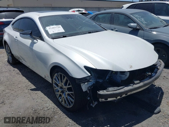 2019 Lexus RC 350 z VIN JTHHZ5BC2K5020722, wystawiony jako IAAI lot #42407729 z przebiegiem 52 882 mil mil oraz . Historia ofert i sprzedaży dostępna na DreamBid. Obrazek 1.