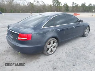 2005 Audi A6 with VIN WAUDG74F35N119978, listed as a IAAI auction lot 41835642 with 205,660 mi miles. Bid and sale history available at carsss.com. Image 4.