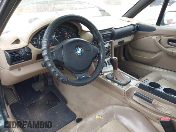 2001 BMW Z3 3.0 with VIN WBACN53471LL46781, listed as a IAAI auction lot 41553034 with 142,261 mi miles and . Bid and sale history available at DreamBid. Image 13.