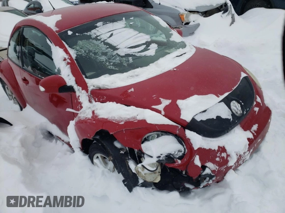 2006 Volkswagen Beetle with VIN 3VWPW21C66M423265, listed as a Copart auction lot 43846305 with Not Provided miles and Salvage Title. Bid and sale history available at DreamBid. Image 4.