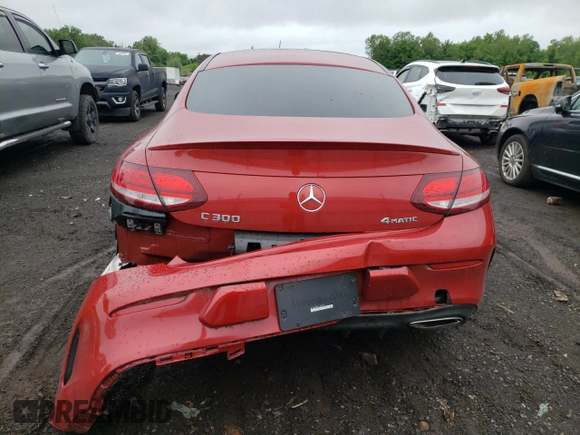 2020 Mercedes-Benz C 300 z VIN W1KWJ8EB4LF983921, wystawiony jako Copart lot #60436625 z przebiegiem 33 650 mil mil oraz Szkoda całkowita • Salvage title. Historia ofert i sprzedaży dostępna na DreamBid. Obrazek 6.