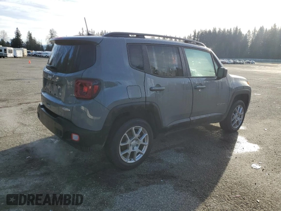 2021 Jeep Renegade Latitude with VIN ZACNJDB16MPN29515, listed as a Copart auction lot 88277775 with 8,642 mi miles and Salvage title. Bid and sale history available at DreamBid. Image 3.