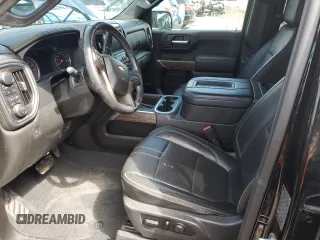 2019 Chevrolet Silverado 1500 High Country with VIN 1GCUYHEL6KZ236050, listed as a Copart auction lot 52505285 with 105,462 mi miles and Salvage Title. Bid and sale history available at carsss.com. Image 7.