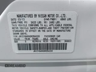 2013 Infiniti G37 x z VIN JN1CV6AR6DM354220, wystawiony jako IAAI lot #42248365 z przebiegiem 136 396 mil mil oraz . Historia ofert i sprzedaży dostępna na DreamBid. Obrazek 9.