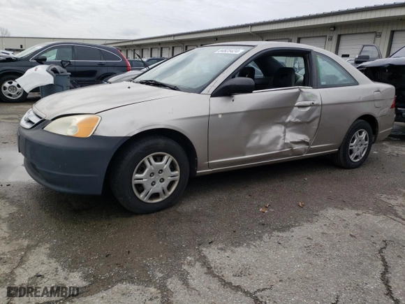 2002 Honda Civic LX with VIN 1HGEM21542L019816, listed as a Copart auction lot 84825424 with 139,051 mi miles and Salvage Title. Bid and sale history available at carsss.com. Image 1.