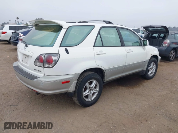 2001 Lexus RX 300 with VIN JTJGF10U010092702, listed as a IAAI auction lot 42489593 with 215,966 mi miles and . Bid and sale history available at DreamBid. Image 4.
