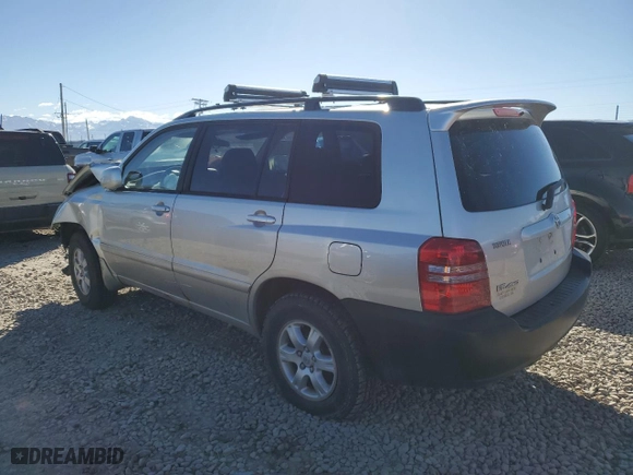2003 Toyota Highlander with VIN JTEHF21A630135228, listed as a Copart auction lot 46934105 with 0 mi miles and Salvage Title. Bid and sale history available at carsss.com. Image 2.