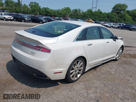 2015 Lincoln MKZ Hybrid with VIN 3LN6L2LU2FR600308, listed as a IAAI auction lot 42416417 with 120,670 mi miles and . Bid and sale history available at DreamBid. Image 4.