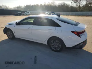 2024 Hyundai Elantra SEL with VIN KMHLM4DG9RU750188, listed as a Copart auction lot 49485825 with 18,836 mi miles and Salvage title. Bid and sale history available at DreamBid. Image 2.