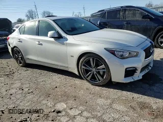 2017 Infiniti Q50 Sport z VIN JN1EV7AP8HM741578, wystawiony jako Copart lot #80983874 z przebiegiem 54 501 mil mil oraz Szkoda całkowita • Salvage title. Historia ofert i sprzedaży dostępna na DreamBid. Obrazek 11.