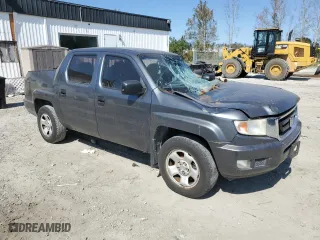 2010 Honda Ridgeline RT with VIN 5FPYK1F27AB011602, listed as a Copart auction lot 75613104 with 172,028 mi miles and Salvage Title. Bid and sale history available at carsss.com. Image 4.