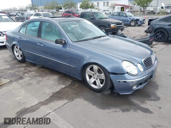 2003 Mercedes-Benz E-Class 3.2L with VIN WDBUF65JX3A144611, listed as a IAAI auction lot 41938167 with 1 mi miles. Bid and sale history available at carsss.com. Image 1.