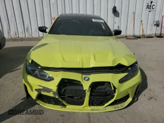 2022 BMW M4 Competition with VIN WBS33AZ03NCJ45996, listed as a Copart auction lot 79228774 with 9,559 mi miles and Salvage Title. Bid and sale history available at carsss.com. Image 5.