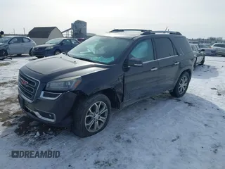 2015 GMC Acadia SLT with VIN 1GKKVRKD7FJ282188, listed as a IAAI auction lot 41610986 with 171,935 mi miles. Bid and sale history available at carsss.com. Image 2.