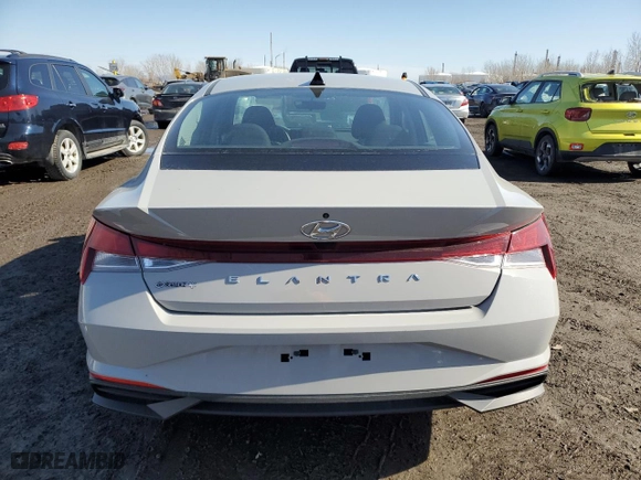 2022 Hyundai Elantra Essential with VIN KMHLM4AGXNU326811, listed as a Copart auction lot 49717005 with 30,744 mi miles and Salvage Title. Bid and sale history available at carsss.com. Image 6.
