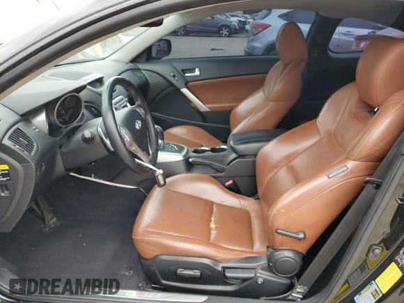 2010 Hyundai Genesis Coupe Grand Touring with VIN KMHHU6KH8AU034125, listed as a Copart auction lot 56064075 with 100,466 mi miles and Salvage title. Bid and sale history available at DreamBid. Image 7.