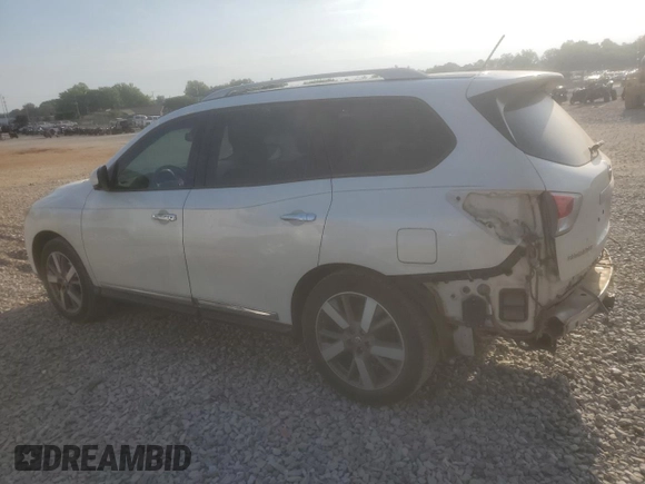 2015 Nissan Pathfinder Platinum z VIN 5N1AR2MM2FC641821, wystawiony jako Copart lot #55228915 z przebiegiem 270 956 mil mil oraz Szkoda całkowita • Salvage title. Historia ofert i sprzedaży dostępna na DreamBid. Obrazek 2.