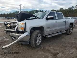 2015 Chevrolet Silverado 1500 LT with VIN 3GCUKREC9FG454013, listed as a Copart auction lot 43319665 with Not Provided miles and Salvage Title. Bid and sale history available at DreamBid. Image 1.