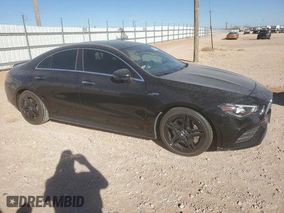 2022 Mercedes-Benz CLA 35 AMG with VIN W1K5J5BB2NN216916, listed as a Copart auction lot 47867785 with 33,019 mi miles and Salvage Title. Bid and sale history available at DreamBid. Image 4.