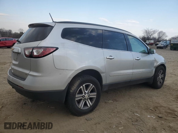 2017 Chevrolet Traverse LT with VIN 1GNKRHKD9HJ171288, listed as a Copart auction lot 49461965 with 211,824 mi miles and Salvage Title. Bid and sale history available at DreamBid. Image 3.