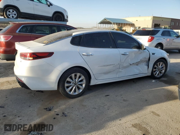 2018 Kia Optima S with VIN 5XXGT4L30JG237235, listed as a Copart auction lot 49625795 with 99,147 mi miles and Salvage Title. Bid and sale history available at carsss.com. Image 3.