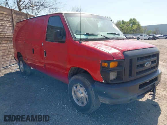 2011 Ford Econoline Cargo Commercial with VIN 1FTSE3EL8BDA38781, listed as a IAAI auction lot 41749363 with 205,496 mi miles. Bid and sale history available at carsss.com. Image 1.