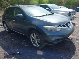 2011 Nissan Murano SL with VIN JN8AZ1MU6BW055876, listed as a IAAI auction lot 41942928 with 115,509 mi miles and . Bid and sale history available at carsss.com. Image 1.