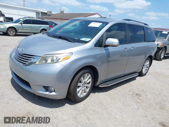 2016 Toyota Sienna Limited z VIN 5TDDK3DC6GS143981, wystawiony jako IAAI lot #42094449 z przebiegiem 89 078 mil mil oraz . Historia ofert i sprzedaży dostępna na DreamBid. Obrazek 2.