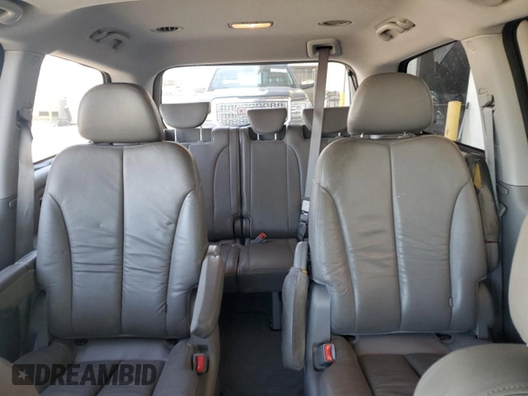 2011 Kia Sedona EX with VIN KNDMH4C70B6369158, listed as a Copart auction lot 53392605 with 0 mi miles and Clean Title. Bid and sale history available at carsss.com. Image 10.