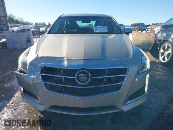 2014 Cadillac CTS Sedan RWD with VIN 1G6AP5SX8E0184038, listed as a IAAI auction lot 41235258 with 107,420 mi miles. Bid and sale history available at carsss.com. Image 12.