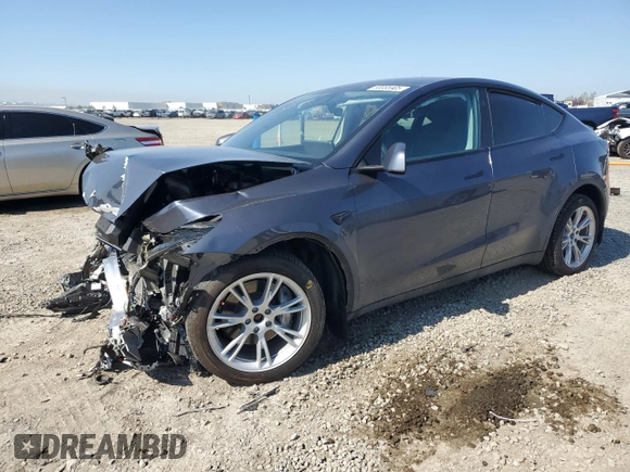2023 Tesla Model Y Long Range with VIN 7SAYGDEE2PA164405, listed as a Copart auction lot 50085905 with 42,156 mi miles and Salvage Title. Bid and sale history available at DreamBid. Image 1.