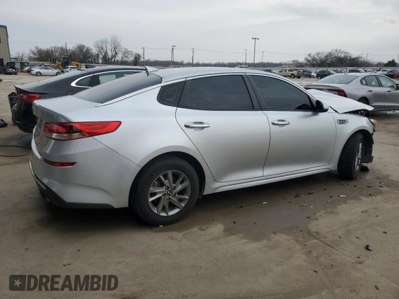 2019 Kia Optima LX with VIN 5XXGT4L35KG325506, listed as a Copart auction lot 51265345 with 125,172 mi miles and Clean Title. Bid and sale history available at DreamBid. Image 3.