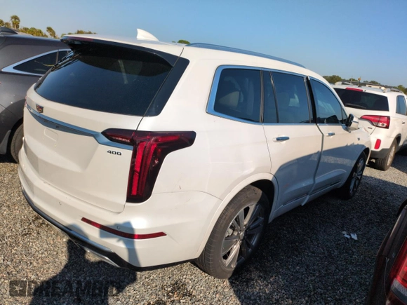 2021 Cadillac XT6 Premium Luxury with VIN 1GYKPCRSXMZ181985, listed as a Copart auction lot 74561144 with 0 mi miles and Non Repairable. Bid and sale history available at carsss.com. Image 3.