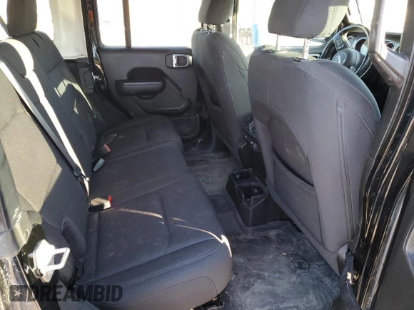 2023 Jeep Wrangler Willys with VIN 1C4HJXDG1PW527567, listed as a Copart auction lot 42218255 with 43,273 mi miles and Salvage Title. Bid and sale history available at DreamBid. Image 12.