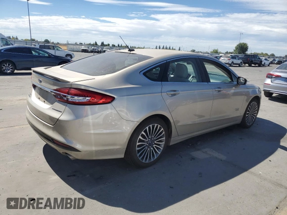 2017 Ford Fusion Titanium with VIN 3FA6P0SU6HR238894, listed as a Copart auction lot 65726865 with Not provided miles and Salvage title. Bid and sale history available at DreamBid. Image 3.