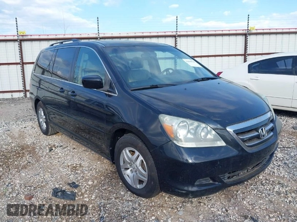 2007 Honda Odyssey EX-L with VIN 5FNRL38767B139398, listed as a IAAI auction lot 42044526 with 191,041 mi miles. Bid and sale history available at carsss.com. Image 1.