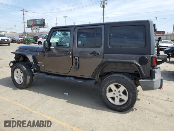 2018 Jeep Wrangler JK Unlimited Sahara with VIN 1C4HJWEG7JL921866, listed as a Copart auction lot 69345464 with 58,990 mi miles and Salvage Title. Bid and sale history available at carsss.com. Image 2.