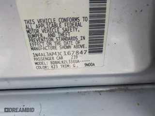 2018 Nissan Altima 2.5 SV with VIN 1N4AL3AP4JC167847, listed as a IAAI auction lot 41522367 with 129,215 mi miles. Bid and sale history available at carsss.com. Image 9.