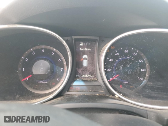 2013 Hyundai Santa Fe Sport z VIN 5XYZU3LA2DG070391, wystawiony jako Copart lot #51987125 z przebiegiem 152 559 mil mil oraz Czysty tytuł • Clean title. Historia ofert i sprzedaży dostępna na DreamBid. Obrazek 9.