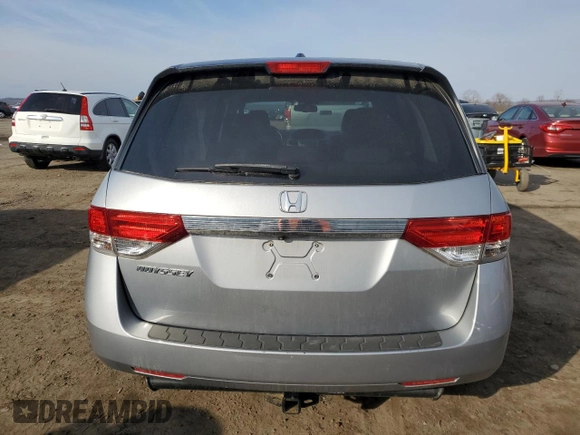 2016 Honda Odyssey EX-L with VIN 5FNRL5H69GB079216, listed as a Copart auction lot 48920895 with 65,289 mi miles and Salvage Title. Bid and sale history available at carsss.com. Image 6.