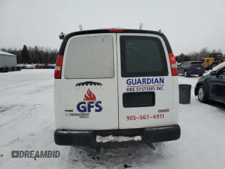 2016 GMC Savana Cargo Van with VIN 1GTW7AFF7G1308228, listed as a Copart auction lot 42182655 with 168,776 mi miles and Salvage Title. Bid and sale history available at carsss.com. Image 6.