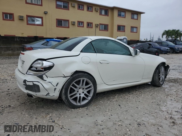 2009 Mercedes-Benz SLK 280 with VIN WDBWK54F99F192642, listed as a Copart auction lot 59581975 with 130,218 mi miles and Salvage title. Bid and sale history available at DreamBid. Image 3.
