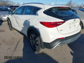 2018 Infiniti QX30 Premium with VIN SJKCH5CR1JA044904, listed as a IAAI auction lot 41849804 with 135,385 mi miles and . Bid and sale history available at DreamBid. Image 3.