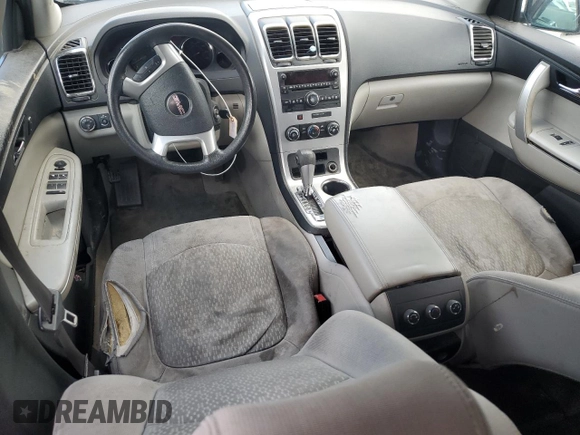 2010 GMC Acadia SL with VIN 1GKLRKED3AJ176082, listed as a Copart auction lot 46547165 with 0 mi miles and Salvage Title. Bid and sale history available at carsss.com. Image 8.