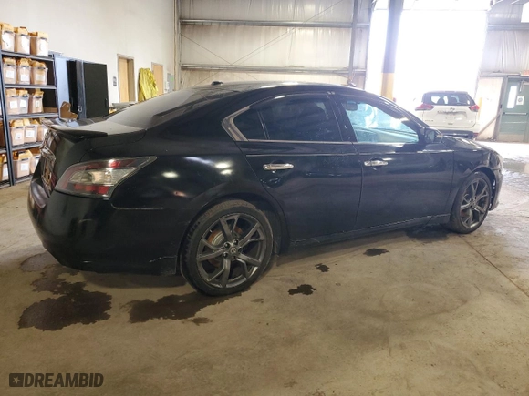 2014 Nissan Maxima 3.5 S with VIN 1N4AA5AP4EC909042, listed as a Copart auction lot 50166845 with 154,065 mi miles and Salvage Title. Bid and sale history available at carsss.com. Image 3.