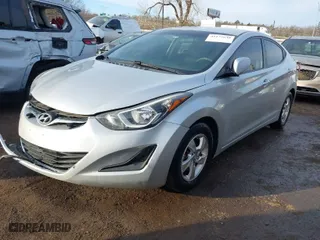 2015 Hyundai Elantra SE with VIN 5NPDH4AE9FH567797, listed as a IAAI auction lot 41175638 with 100,029 mi miles. Bid and sale history available at carsss.com. Image 2.