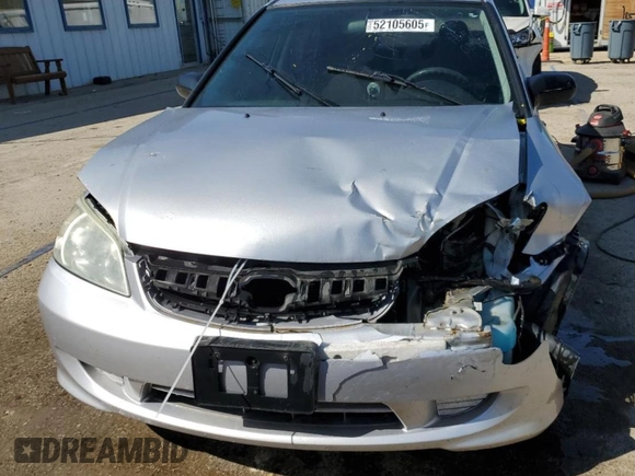 2005 Honda Civic VP z VIN 1HGES16365L020896, wystawiony jako Copart lot #52105605 z przebiegiem 116 809 mil mil oraz Szkoda całkowita • Salvage title. Historia ofert i sprzedaży dostępna na DreamBid. Obrazek 5.