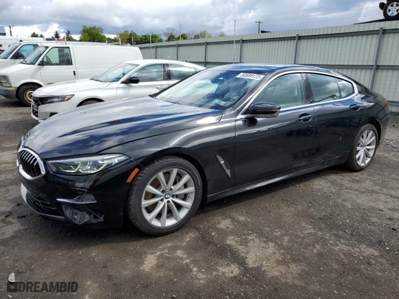 2020 BMW 8 Series 840i with VIN WBAGV4C05LCD71158, listed as a Copart auction lot 50589173 with 23,652 mi miles. Bid and sale history available at carsss.com. Image 1.
