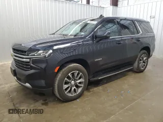2023 Chevrolet Tahoe LT с VIN 1GNSKNKD4PR397578, выставлен на аукционе Copart как лот 62109555 с пробегом 48 409 миль миль и Чистый • Clean title. История ставок и продаж доступна на DreamBid. Изображение 1.