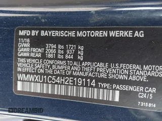 2017 MINI Hardtop 4 Door Cooper with VIN WMWXU1C54H2E19114, listed as a IAAI auction lot 42107266 with 83,524 mi miles and . Bid and sale history available at DreamBid. Image 9.
